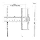 GEMBIRD TV WALL MOUNT (FIXED), 32”-55” (40 kg)