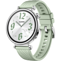 Huawei Watch GT 4 Stainless Steel 46mm Green Fluoroelastomer Strap-EU