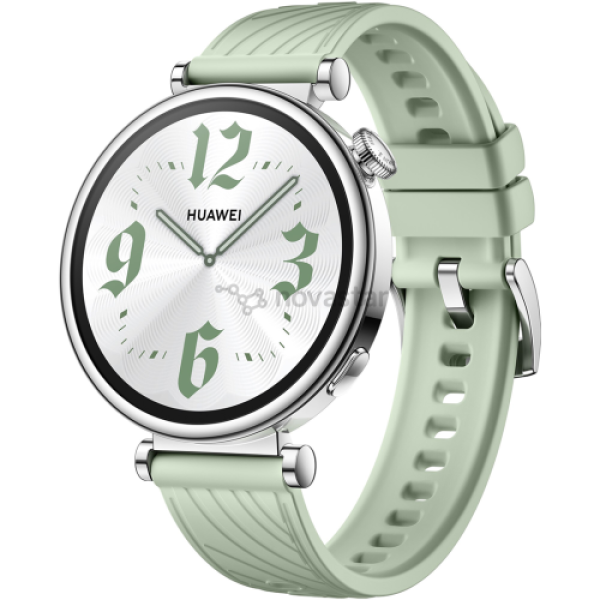 Huawei Watch GT 4 Stainless Steel 46mm Green Fluoroelastomer Strap-EU Huawei Watch GT 4 Stainless Steel 46mm Green Fluoroelastomer Strap-EU