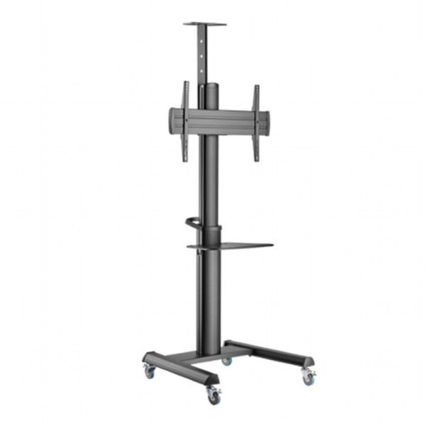GEMBIRD ALUMINUM TV FLOOR STAND WITH CASTER WHEELS 37′-70′ BLACK GEMBIRD ALUMINUM TV FLOOR STAND WITH CASTER WHEELS 37′-70′ BLACK