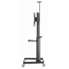 GEMBIRD ALUMINUM TV FLOOR STAND WITH CASTER WHEELS 37′-70′ BLACK GEMBIRD ALUMINUM TV FLOOR STAND WITH CASTER WHEELS 37′-70′ BLACK