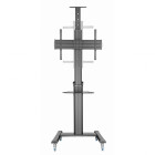 GEMBIRD ALUMINUM TV FLOOR STAND WITH CASTER WHEELS 37′-70′ BLACK GEMBIRD ALUMINUM TV FLOOR STAND WITH CASTER WHEELS 37′-70′ BLACK