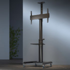 GEMBIRD ALUMINUM TV FLOOR STAND WITH CASTER WHEELS 37′-70′ BLACK GEMBIRD ALUMINUM TV FLOOR STAND WITH CASTER WHEELS 37′-70′ BLACK