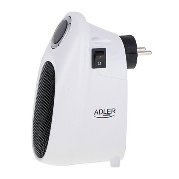 ADLER LED PORTABLE FAN HEATER 1500W WHITE