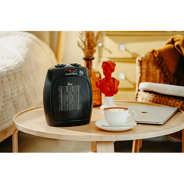 ADLER CERAMIC FAN HEATER 1500W BLACK