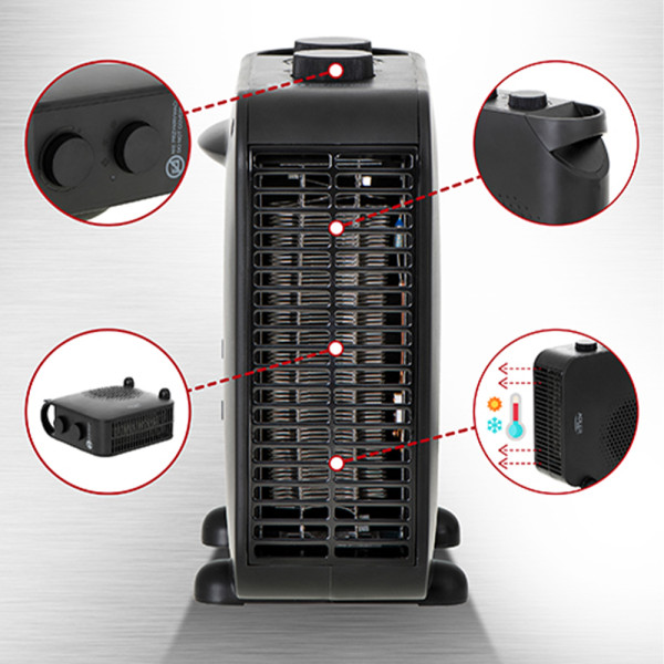 ADLER FAN HEATER 2000W BLACK