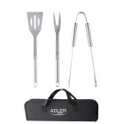 ADLER GRILL CUTLERY SET IN BLACK CARRYING CASE