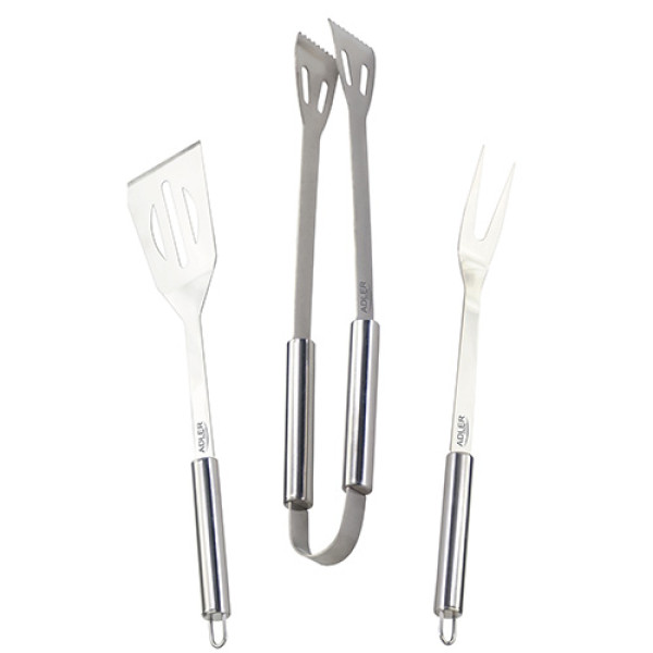 ADLER GRILL CUTLERY SET IN BLACK CARRYING CASE