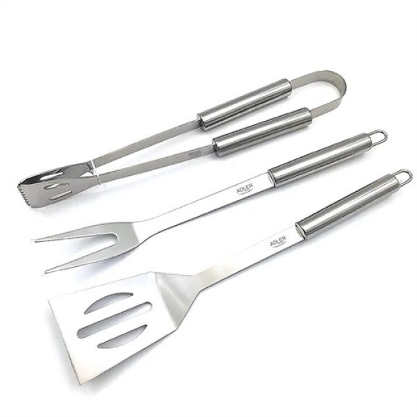 ADLER GRILL CUTLERY SET IN BLACK CARRYING CASE