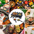 ADLER ELECTRIC GRILL - RACLETTE 1400W BLACK