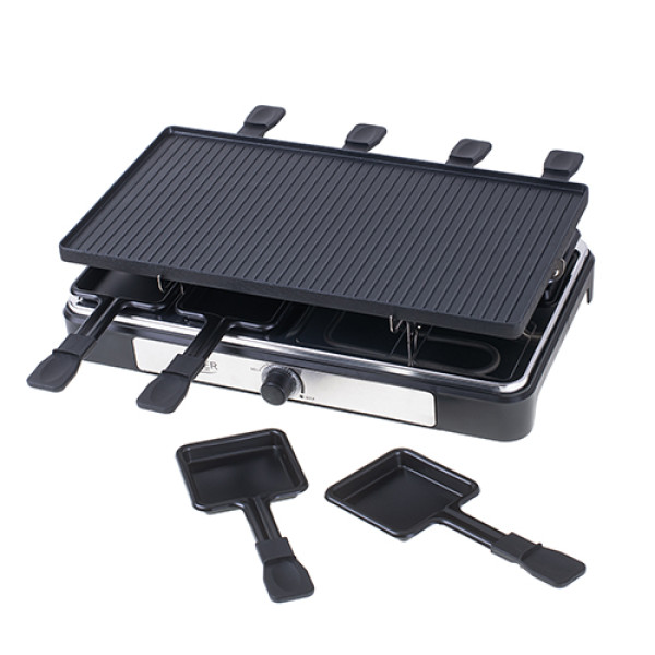 ADLER ELECTRIC GRILL - RACLETTE 1400W BLACK