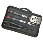 ADLER GRILL UTENSIL SET - STAINLESS STEEL WITH CARRYING CASE