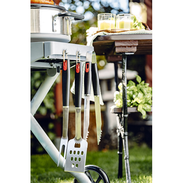 ADLER GRILL UTENSIL SET - STAINLESS STEEL WITH CARRYING CASE