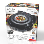 ADLER ELECTRIC PIZZA OVEN 1200W BLACK