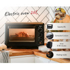 ADLER ELECTRIC OVEN 26L 1500W BLACK
