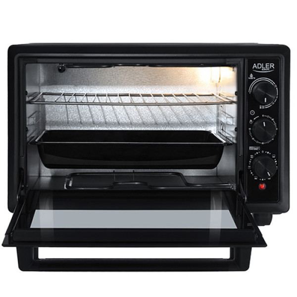 ADLER ELECTRIC OVEN 26L 1500W BLACK
