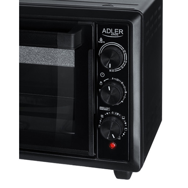 ADLER ELECTRIC OVEN 26L 1500W BLACK