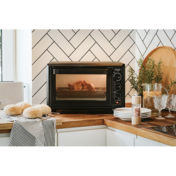 ADLER ELECTRIC OVEN 26L 1500W BLACK