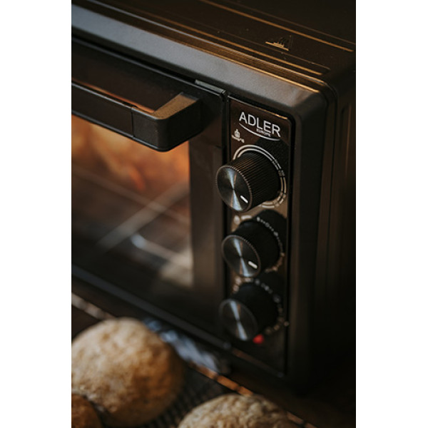 ADLER ELECTRIC OVEN 26L 1500W BLACK