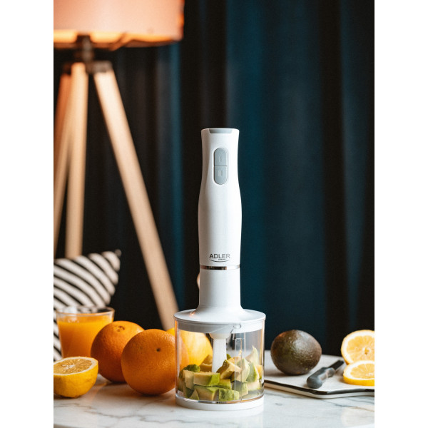 ADLER HAND BLENDER SET 500W WHITE