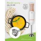 ADLER HAND BLENDER 500W WHITE/BRONZE