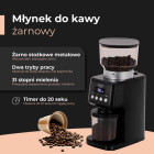 ADLER BURR COFFEE GRINDER 180W BLACK