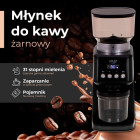 ADLER BURR COFFEE GRINDER 180W BLACK