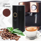 ADLER COFFEE MILL 150W BLACK/GOLD