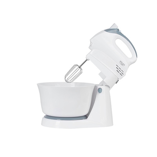 ADLER MIXER WITH A BOWL 400W WHITE