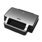ADLER 2-IN-1 SANDWICH MAKER 1400W BLACK/SILVER