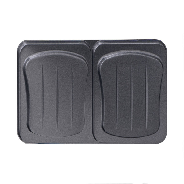 ADLER 2-IN-1 SANDWICH MAKER 1400W BLACK/SILVER