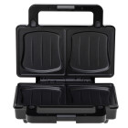 ADLER 2-IN-1 SANDWICH MAKER 1400W BLACK/SILVER
