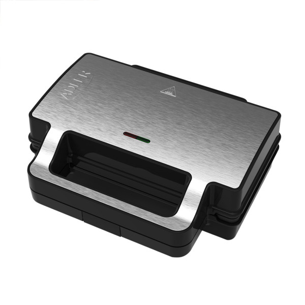 ADLER 2-IN-1 SANDWICH MAKER 1400W BLACK/SILVER