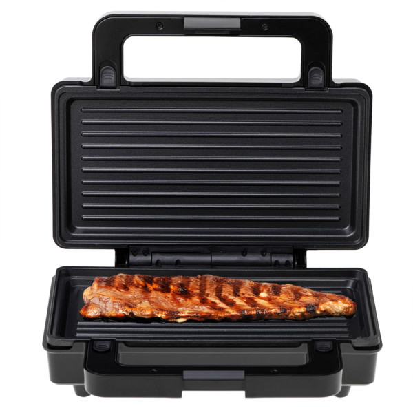 ADLER 2-IN-1 SANDWICH MAKER 1400W BLACK/SILVER