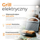ADLER ELECTRIC GRILL 1000W BLACK