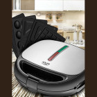 ADLER 5-IN-1 MULTIFUNCTIONAL BAKING DEVICE 1200W BLACK/SILVER