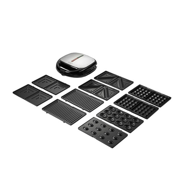 ADLER 5-IN-1 MULTIFUNCTIONAL BAKING DEVICE 1200W BLACK/SILVER