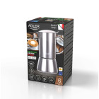 ADLER ESPRESSO COFFEE MAKER 350ML SILVER STEEL