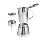 ADLER ESPRESSO COFFEE MAKER 350ML SILVER STEEL