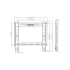 SBOX WALL MOUNT BUDGET 13-43' MAX VESA 200x200