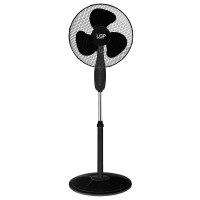 LGP ROUND BASE STAND FAN 16' 40CM 45W WITH TIMER BLACK