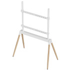GEMBIRD TV FLOOR STAND 55'-86' WHITE/WOOD MAX VESA 600x400 GEMBIRD TV FLOOR STAND 55'-86' WHITE/WOOD MAX VESA 600x400
