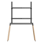 GEMBIRD TV FLOOR STAND 55'-86' BLACK/WOOD MAX VESA 600x400 GEMBIRD TV FLOOR STAND 55'-86' BLACK/WOOD MAX VESA 600x400