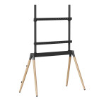 GEMBIRD TV FLOOR STAND 55'-86' BLACK/WOOD MAX VESA 600x400 GEMBIRD TV FLOOR STAND 55'-86' BLACK/WOOD MAX VESA 600x400