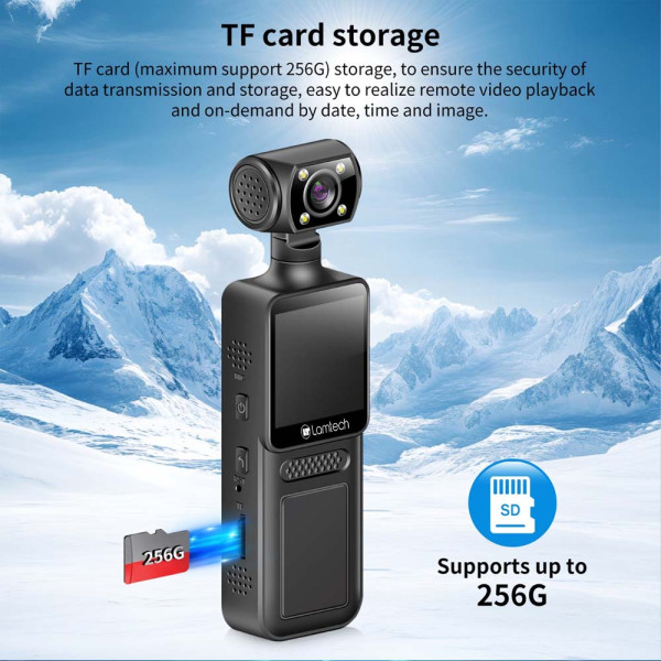 LAMTECH 4K 180ο ACTION CAMERA WITH WIFI