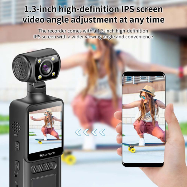 LAMTECH 4K 180ο ACTION CAMERA WITH WIFI