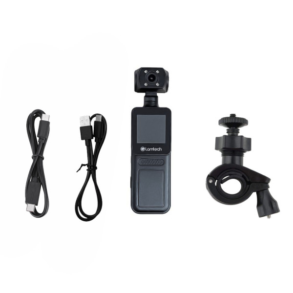 LAMTECH 4K 180ο ACTION CAMERA WITH WIFI