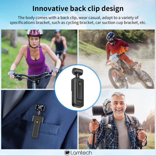 LAMTECH 4K 180ο ACTION CAMERA WITH WIFI
