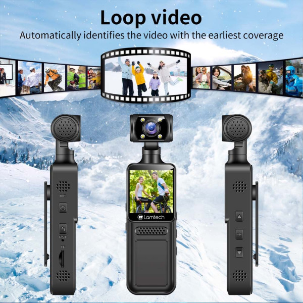 LAMTECH 4K 180ο ACTION CAMERA WITH WIFI