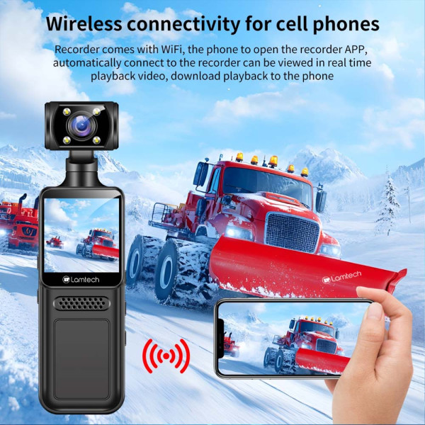 LAMTECH 4K 180ο ACTION CAMERA WITH WIFI